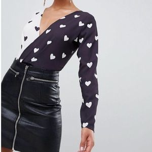 PrettyLittleThing Heart Bodysuit